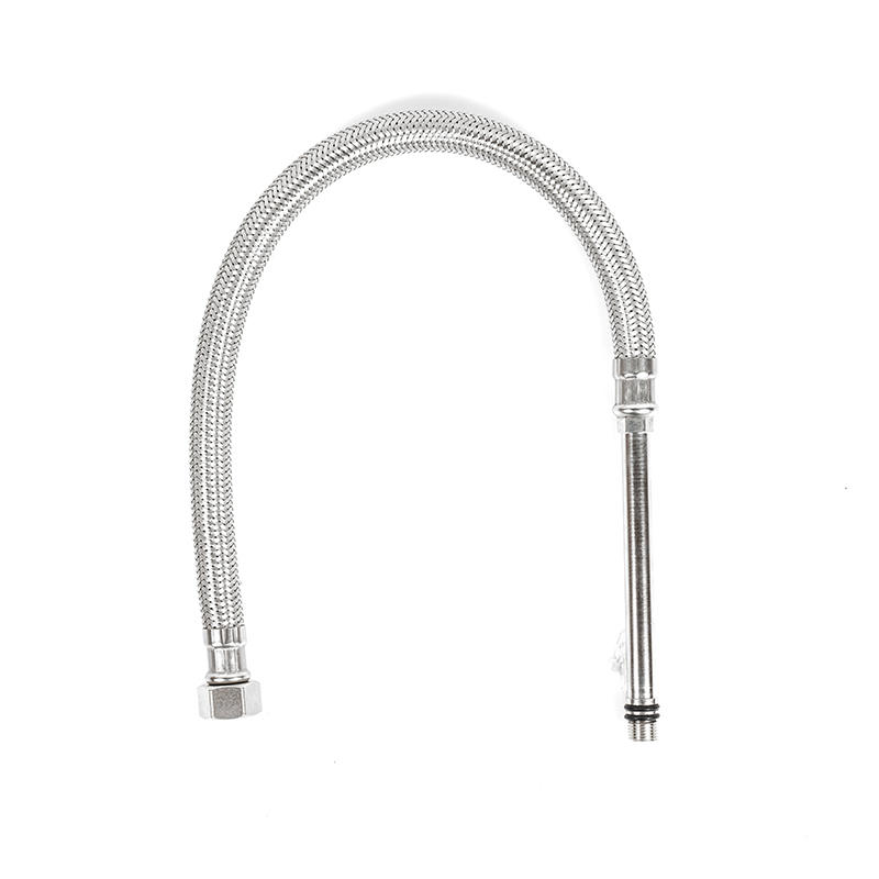 Long rod stainless steel braided hose
