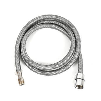 Gray nylon braided pull-out hose