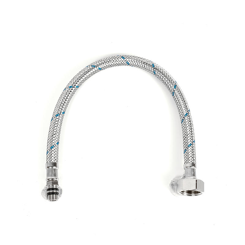 Blue wire stainless steel braided hose