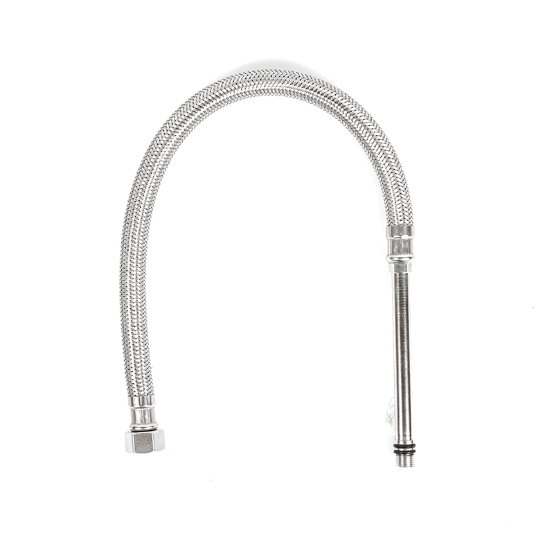 Long rod stainless steel braided hose