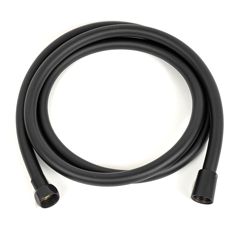 PVC matte black shower hose