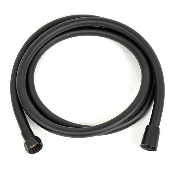 PVC matte black shower hose: superior and durable design, providing a pleasant shower experience
